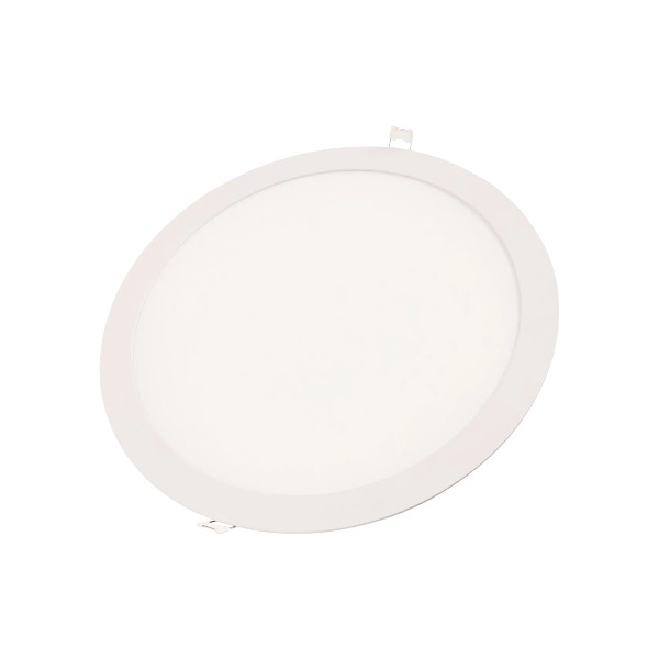 Plafón Redondo Empotrar 24W 3000K Luz Amarilla Tramontina