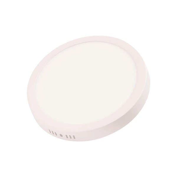 Plafón Redondo Sobreponer 18W 3000K Luz Amarilla Tramontina