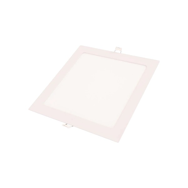 Plafón Cuadrado Empotrar 18W 3000K Luz Amarilla Tramontina