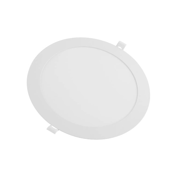 Plafón Redondo Empotrar 18W 3000K Luz Amarilla Tramontina